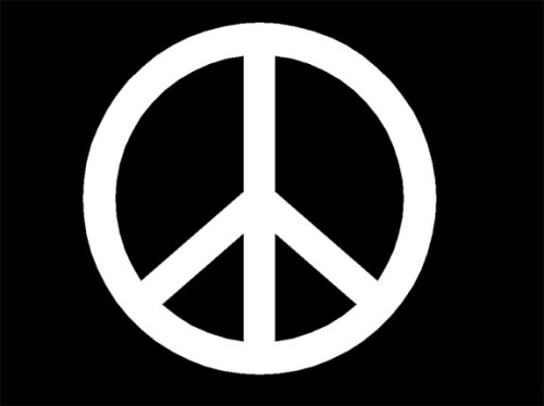 black-peace-sign